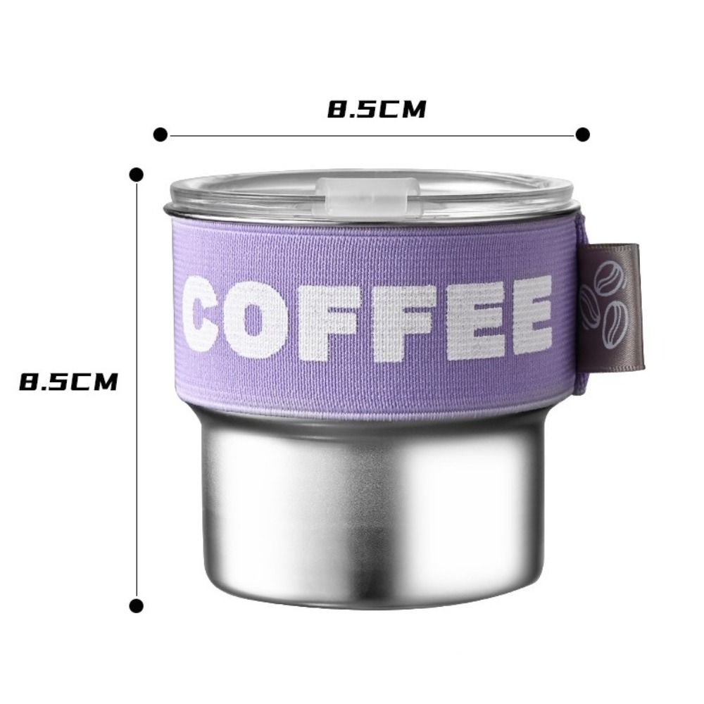 400ML Hrníček na kávu s víčkem Kelímky na vodu Přenosný Termohrnek Domácnost