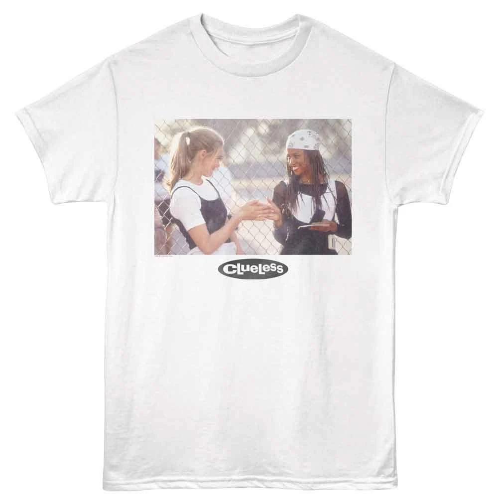Clueless - Cher And Dionne - American Classics - White Solid  Short Sleeve 140