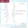 ZHOUYANG Chain Earring For Women Simple Style None Stone Rose Gold Color Ear Line Fashion Jewelry  ZYE236 ZYE237