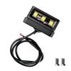 Shockproof License Lamp Bright LED Lighting Waterproof Housing Universal Easy Setups for Motorcycle Electric Vehicle