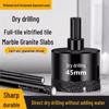Dry Diamond Hole Saw for Porcelain, Glass, Marble, and Ceramic Drilling