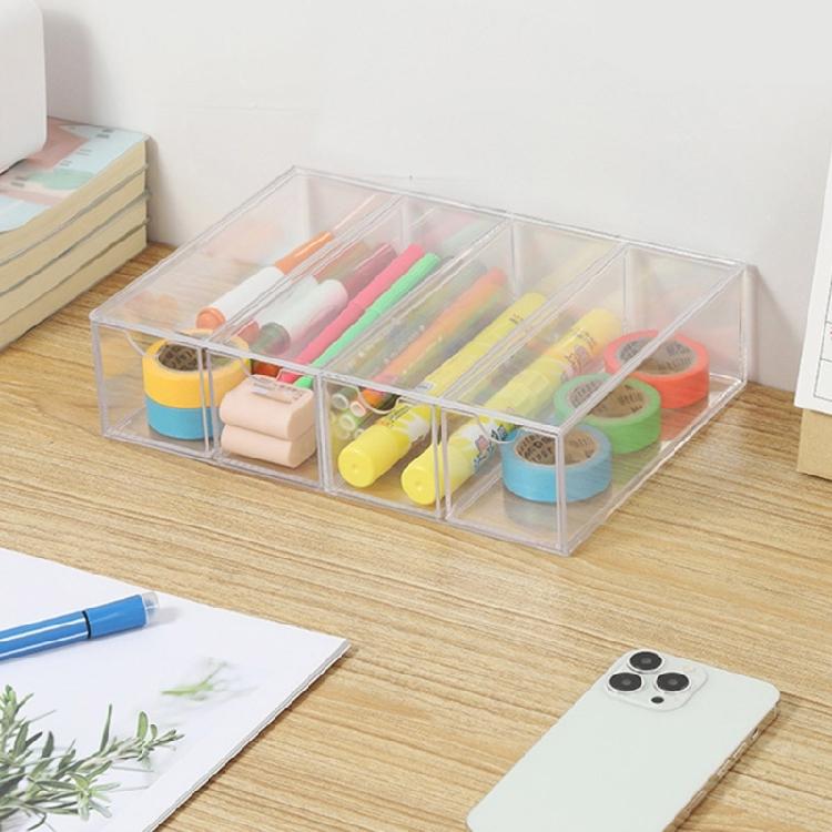 Glasses Storage Case Multi Compartment Eyeglasses Holder Portable Spectacle Organizer Dustproof Sunglasses Storage Box