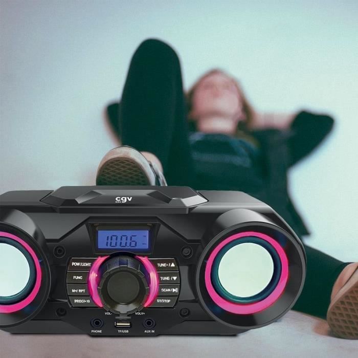 Radio CD Portable - CGV - CD SG-1 - Bluetooth 5.0 - USB - SD