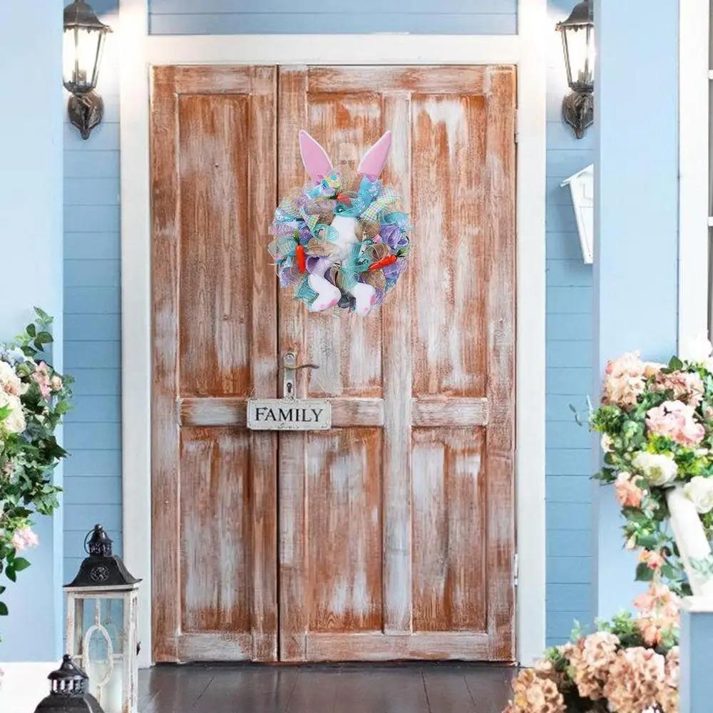 Handmade Easter Bunny Door Hanging Spring Front Door Hanging Garlands  Party Favors