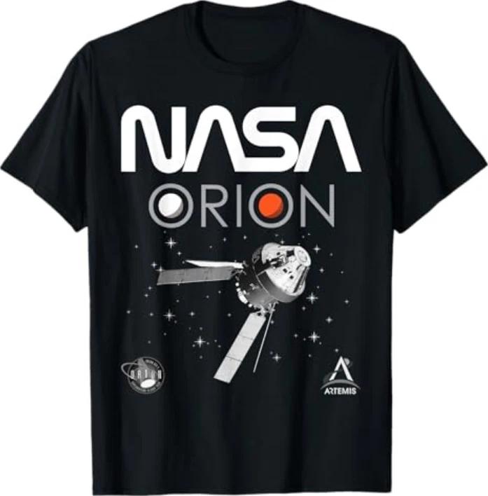 Nasa Artemis Mission Orion Spacecraft Worm Logo Tshirt S