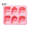 Durable Ice Cube Tray Backpack Silicone Mold, 6 Cavity School Bag Shape Baking Tool, Food Grade Mold Flexible for Chocolate And Fondant Jelly Desserts