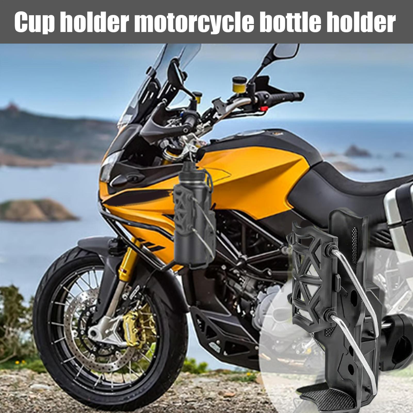Motorcycle Bottle Holder Accessories Cup Holder For Walker With 0.6-1.56  Metal Clamp Handlebar Mount Drink Holder Adjustable