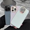Anti Slip Shockproof Phone Case For Samsung S23 Ultra S24 Ultra S25 Ultra S24 Fe A53 A54 A55 A56 Soft Blue Stripes Cover