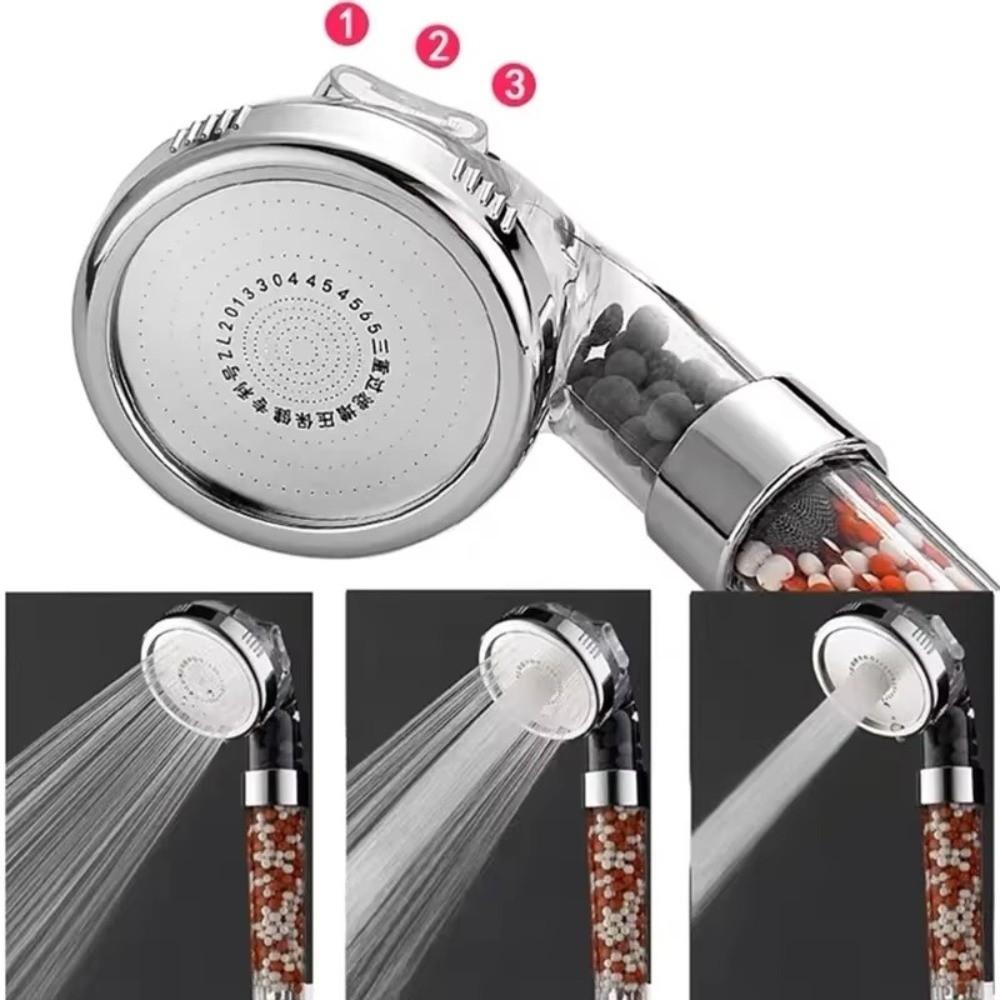 Water Saving High Pressure Shower Head Anion Filter Function SPA Showerheads  Bathroom