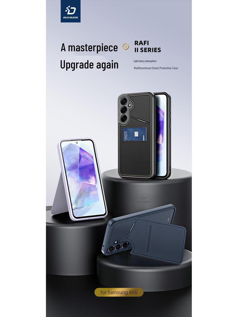 Samsung A55 Cross-Body Case with Card Holder & Full Coverage Anti-Drop Protection