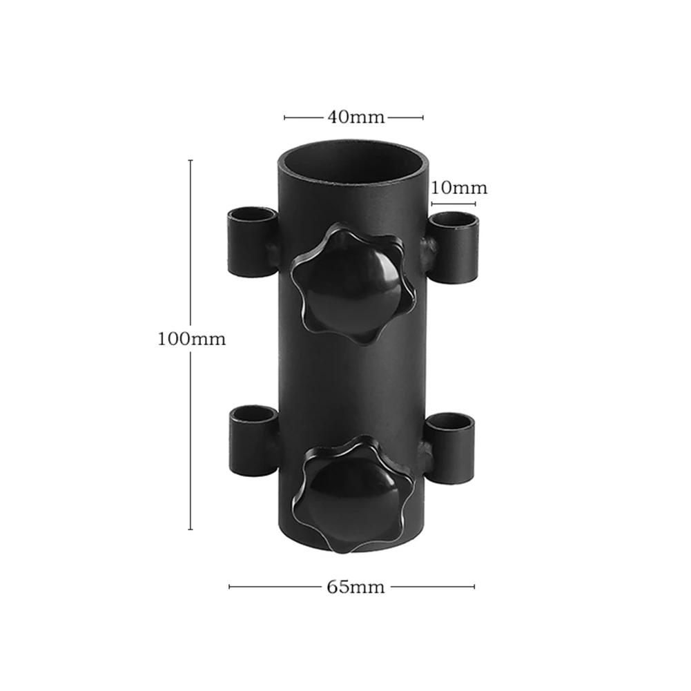 Umbrella Pole Fixed Stand Stainless Steel Tent Awning Rod Bracket Windproof Outdoor for Hiking Fishing Tent Accessories