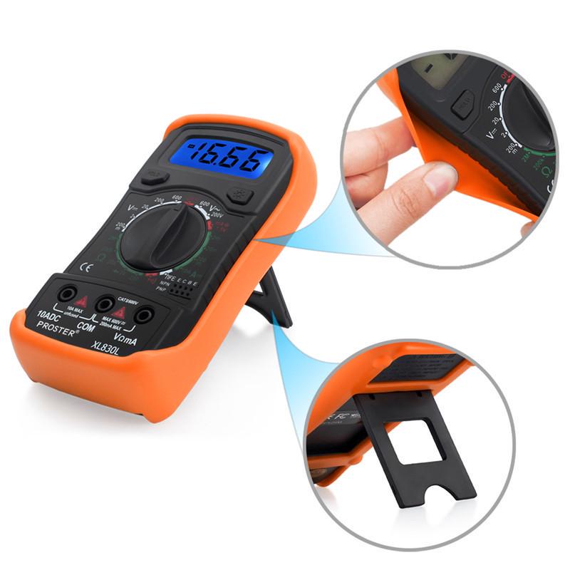 Buy Digital LCD Multimeter XL830L AC DC Voltmeter Ammeter OHM Circuit