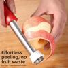 Telescopic Fruit Peeler 2 in 1 Core Removal Tool Core Extractor Fruit Pitter  Pear