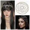 Luxury Starry Shiny Head Chain Bride Wedding Boho Headband  Jewelry Accessories