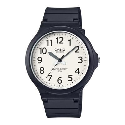 Men's Standard Analog Quartz Watch MW-240-7BV Black/White, No Gift Box, International Model [Parallel Import]
