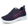 Shoes women's new sports shoes flying woven lace-up women's shoes soft-soled breathable sports shoes women's lightweight and comfortable running shoes