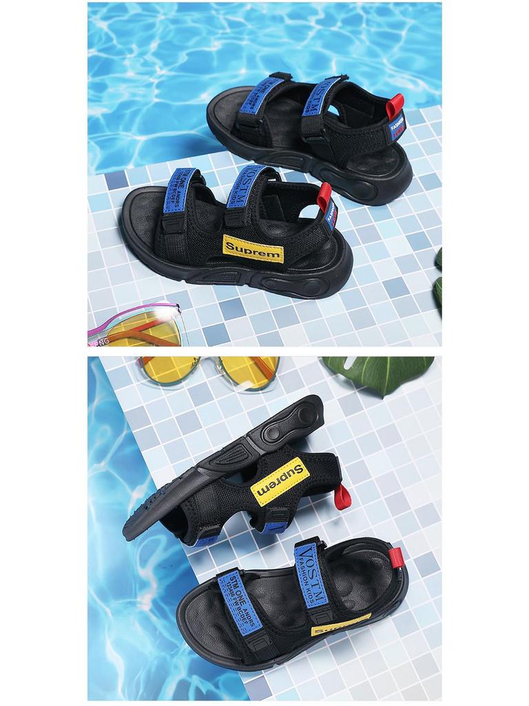 2025 Summer Boys' Quick-Dry Open-Toe Sandals for Elementary Students