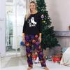 Prints Family Matching Long Sleeve Tops+Pants Set Family Matching Sets