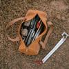 Camping Bag Tent Peg Ground Nails Holder Bag Washed Canvas Camping Tools Storage Bag Tent Stake Handbag Camping Accessories