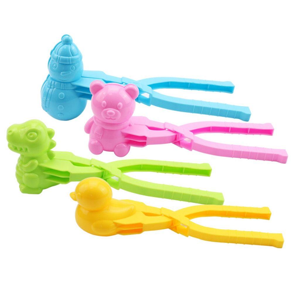

Snowballs Mold Sports Bear Snowball Clip Snowball Maker Mold Duck Snowball Clip Sand Making Mould A