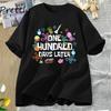 One Hundred Days Later T-Shirt Men Women 100 Days Later of School T Shirt Teacher Tees Casual Cotton Round Neck Tshirt Clothes