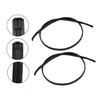 2Pcs Roof Rail Weatherstrip Seal Trim EPDM Rubber Roof Drip Channel Seal 75551-52130 for 2007 to 2011 Automotive