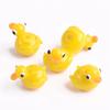 2pcs 16x15mm Yellow Duck / 24x16mm Penguin/White Dog Shape Handmade Lampwork Glass Loose Beads for Jewelry Making DIY Crafts Findings