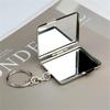 Portable Double Sided Mini Compact Mirror Keychain for Makeup Touch Ups On the Go Ideal for Travel and Daily Use