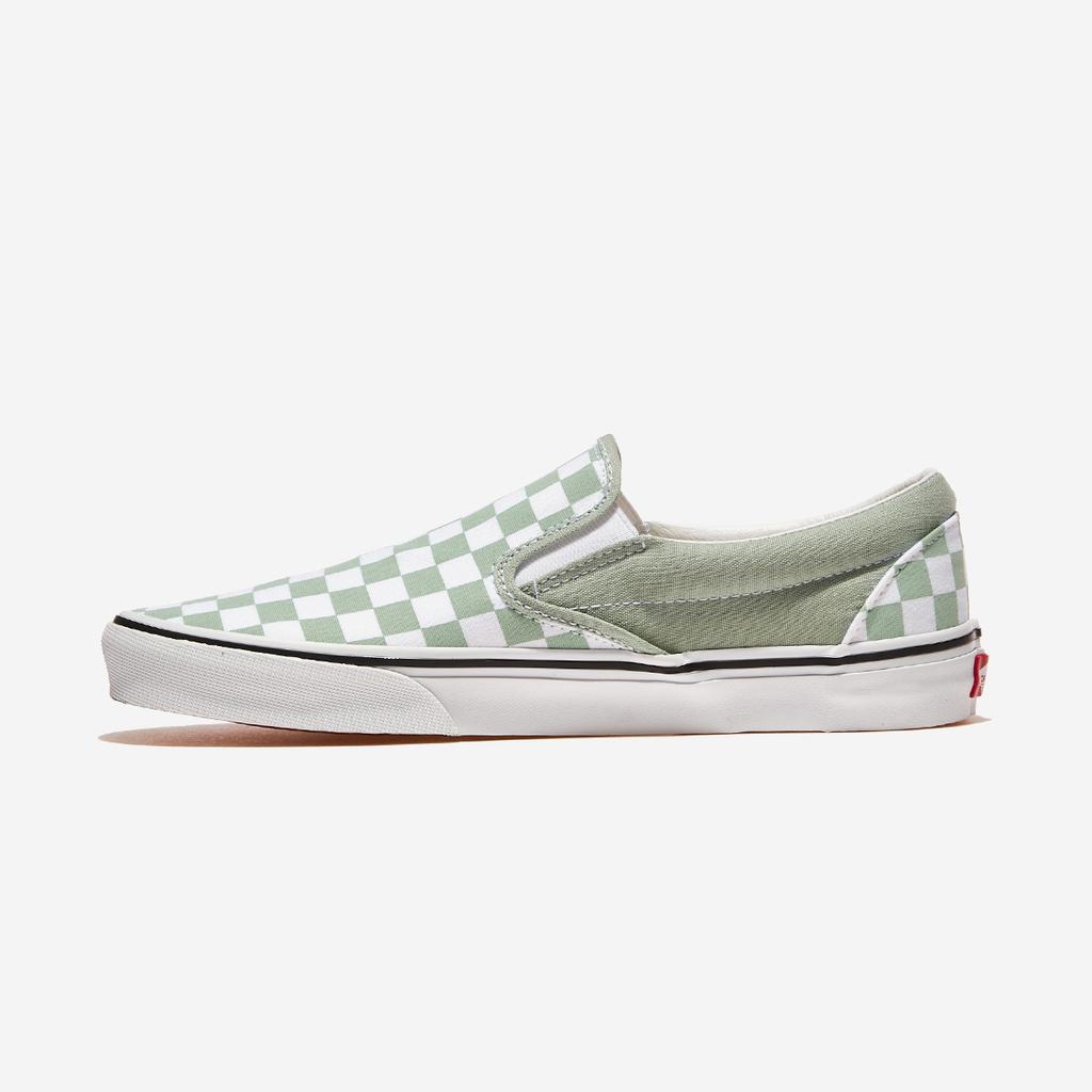 [Vans] Classic Slip-On - Color Theory Checkerboard Gray Olive [VN000D6YEMW] [Shipped from Korea] 100% Authentic