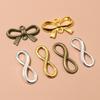 30pcs 24x8mm 8 Infinite Handmade Charms Pendant for Crafts Earrings Necklace Bracelet Findings DIY Jewelry Making Accessories