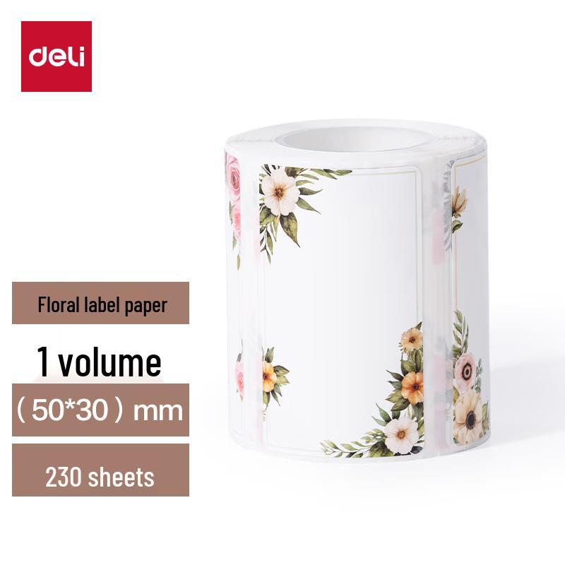 Deli QH60 Patterned Thermal Label Paper