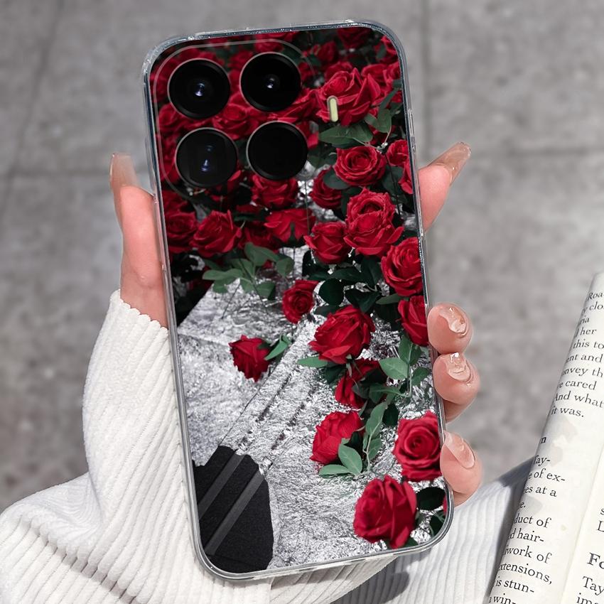 For Xiaomi 17T 17 Pro 17Max 17 Ultra Phone Case For Redmi 17C Redmi17 Lovely Bow Cartoon Lightweight Transparent TPU Bumper Scratch Resistance Housing