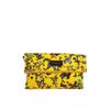 Pochette porté-croisé - CHRISTIAN LACROIX - Eden 4 - Jaune - Coton et cuir véritable - Bandoulière réglable