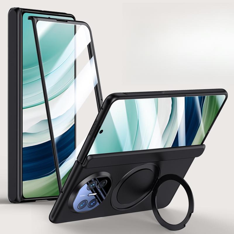 Applicable To Huawei Matex6 Phone Case Film Integrated HUAWEI Rotating Bracket Magnetic Full Cover Hinge Matte Shell