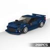 Technischer Speed Car MOC Stadtfahrzeug Rennwagen Rallye Bausteine Ziegel Set Retro Ornament DIY Spielzeug für Erwachsene Geschenke
