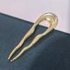 Einfacher Metall U-Form Haarnadel Ponytail Halter Silber Gold Farbe Haarspangen Französische Haarnadel Für Frauen Frisur Haaraccessoires