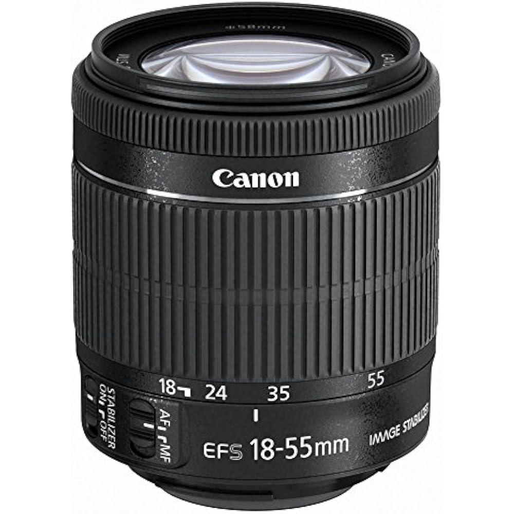 Canon Standard Zoom Lens EF-S18-55mm F3.5-5.6 IS STM APS-C Compatible