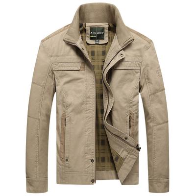 Herbst neue Herren Freizeit Stehkragen Jacke Herren locker große Größe Jacke Herren