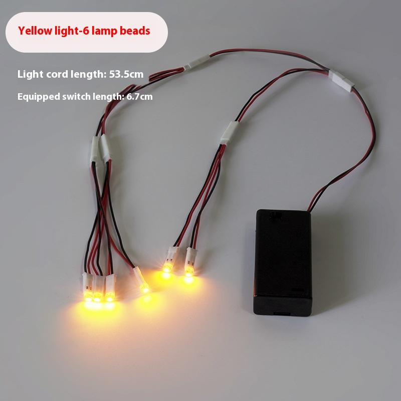 1 Stück DIY Kreatives Handgefertigtes Modell Licht Puppenhaus Ultrahelle 3V LED Lampenperlen Kleines Nachtlicht Nein. 5 Batterie Kleine Glühbirne