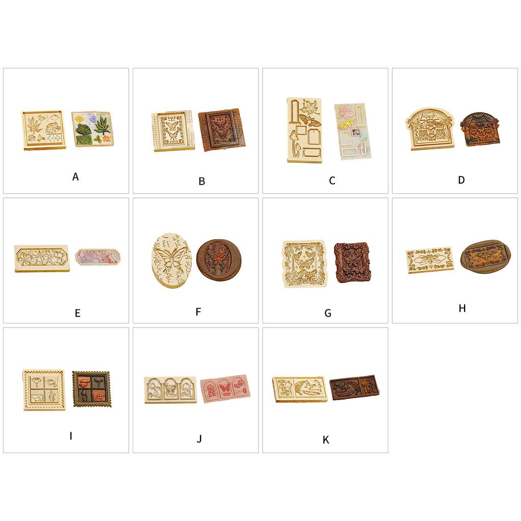 Wax Seal Stamp Brass Head Butterfly Flower Sealing Wax Stamp for Envelope Wedding Birthday Invitations Card Scrapbooking