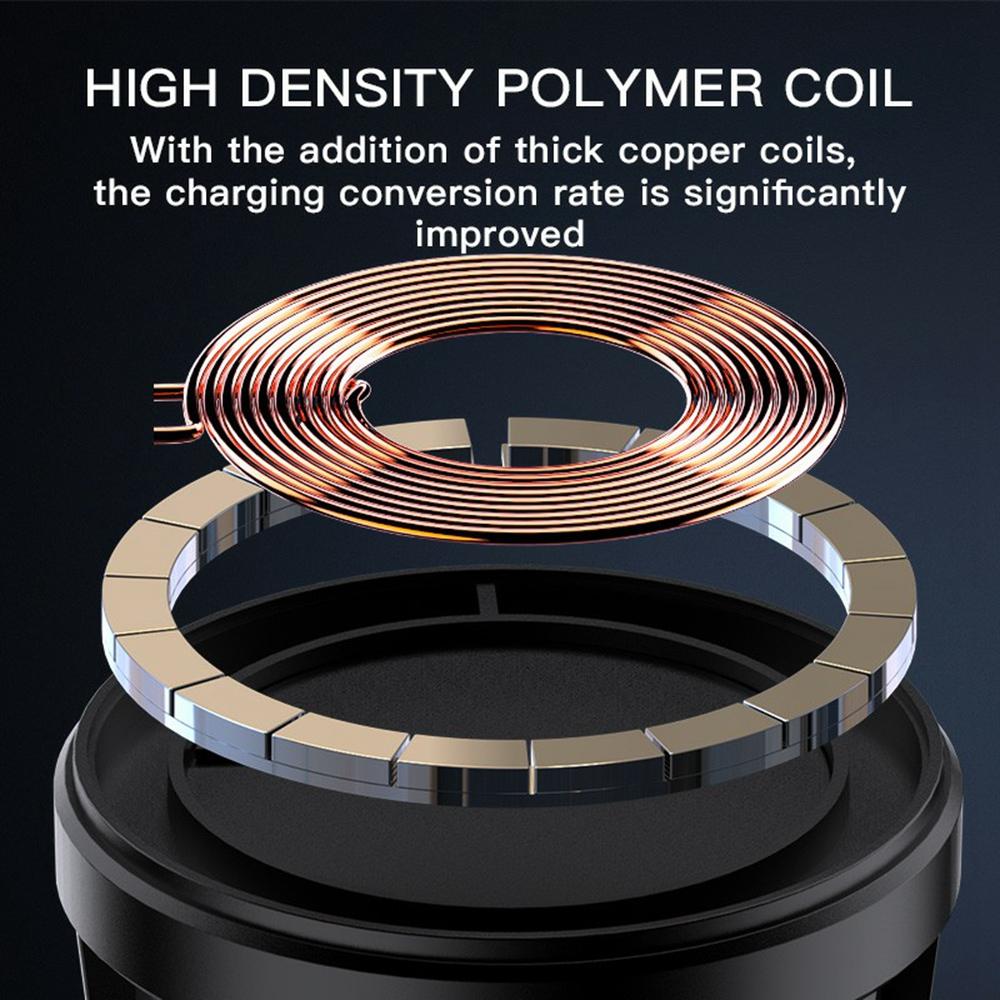 15W Magnetische Auto Kabellose Ladegerungshalterung Für Telefon Schnellladung Autohalter (CE-zertifiziert)