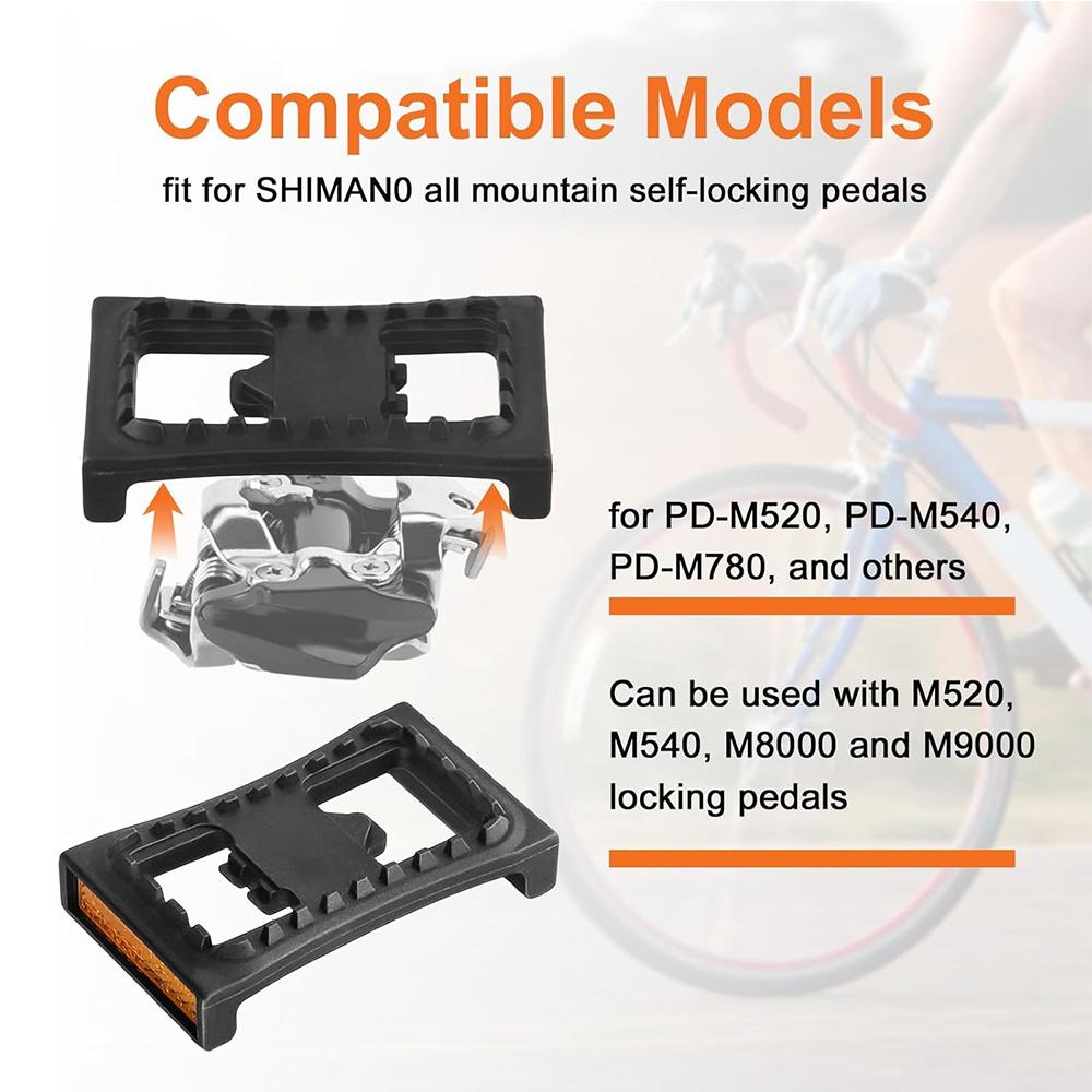 SM-PD22 SPD Cleat Flat Mountain Bike Pedal Bicycle PD-22 For M520 M540 M780 M980 M970 M770 Clipless MTB Pedals 6