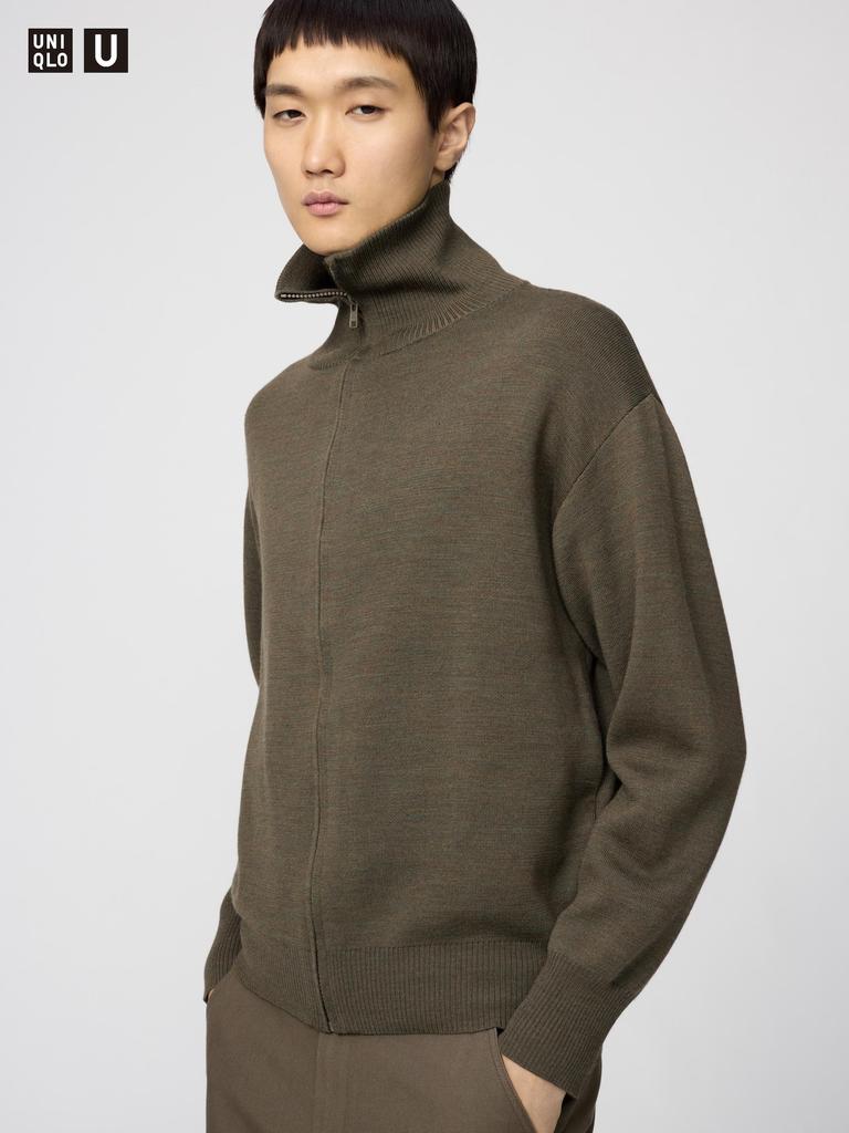 Uniqlo Double Face Zip Up Jacket