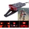 DREAMIZER Motorcycle Dirt Bike Tail Light Compatible with Suzuki DRZ 400 S SM E CRF 250-19 LEDs Rear Fender Brake Taillight with Turn Signals License