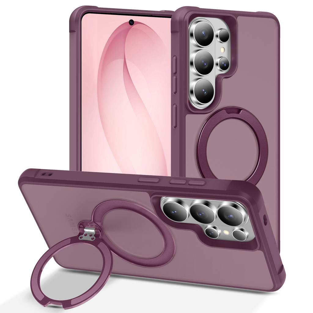 Applicable to Samsung S26Ultra Yingfeng fulcrum magnetic suction bracket mobile phone case S25Ultra anti-drop S24U protective case