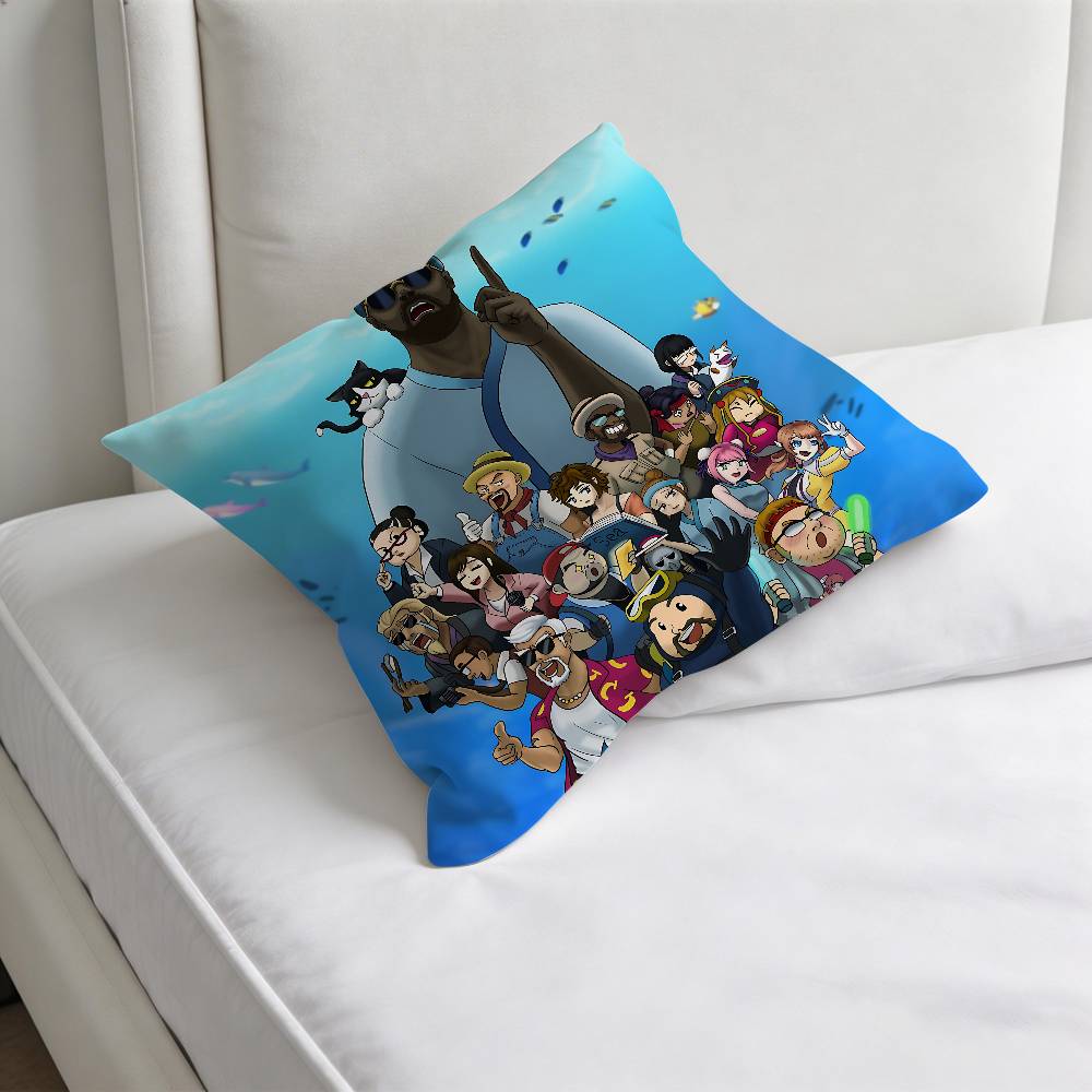 Game DAVE THE DIVER Square Pillow Cover Decorative Throw Pillow Case for Sofa Couch Bed Home Car Living Room Decoration
