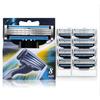 8Pcs/pack Men's Shaving Razor Blades for Men 3layers Blade Shaving Cassette