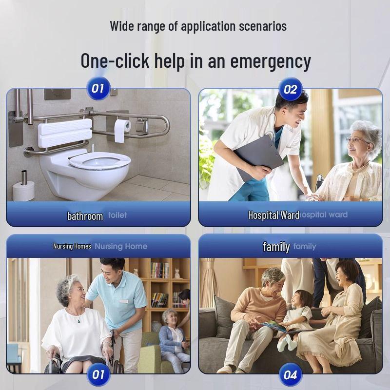 Wireless Sound and Light Alarm for Disabled Public Toilets, 220V