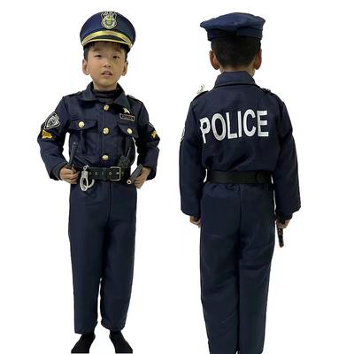 Children's Police Cosplay Costume Kids Game Clothes Performance Prom Party Anime Cosplay Halloween Party Cosplay