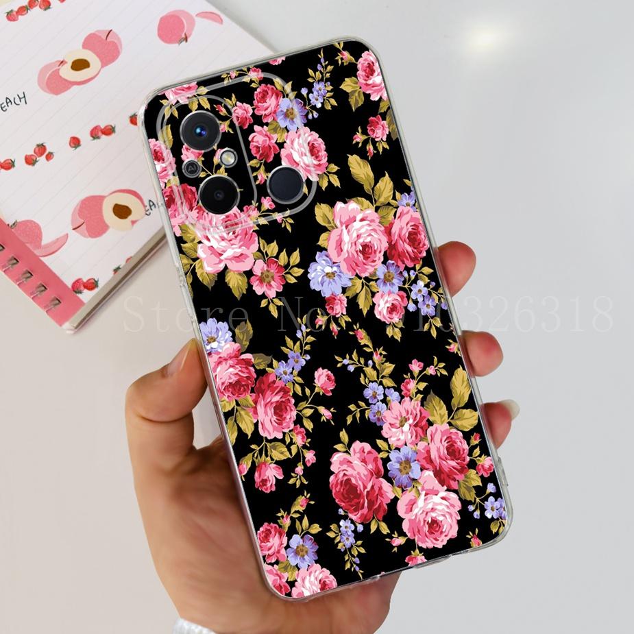 For Xiaomi Redmi 12C Case 2022 Cute Cat Butterfly Soft Silicone Slim Phone Case For Xiaomi Redmi 12C 12 C Redmi12C Fundas Bumper